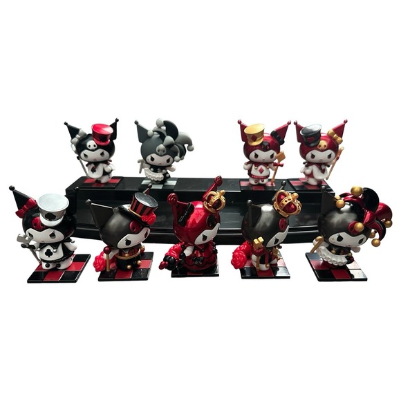 TOPTOY x Sanrio Kuromi Poker Kingdom Series Mini Figure Set of 9 - Picture 4 of 15